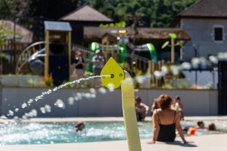 Jet d'eau Camping Lô Velâjo