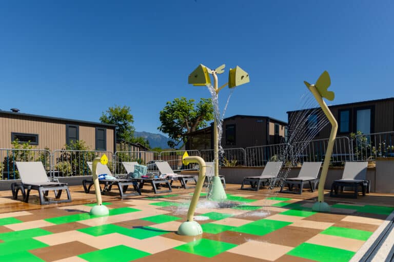 Jeux d'eau Camping Lô Velâjo