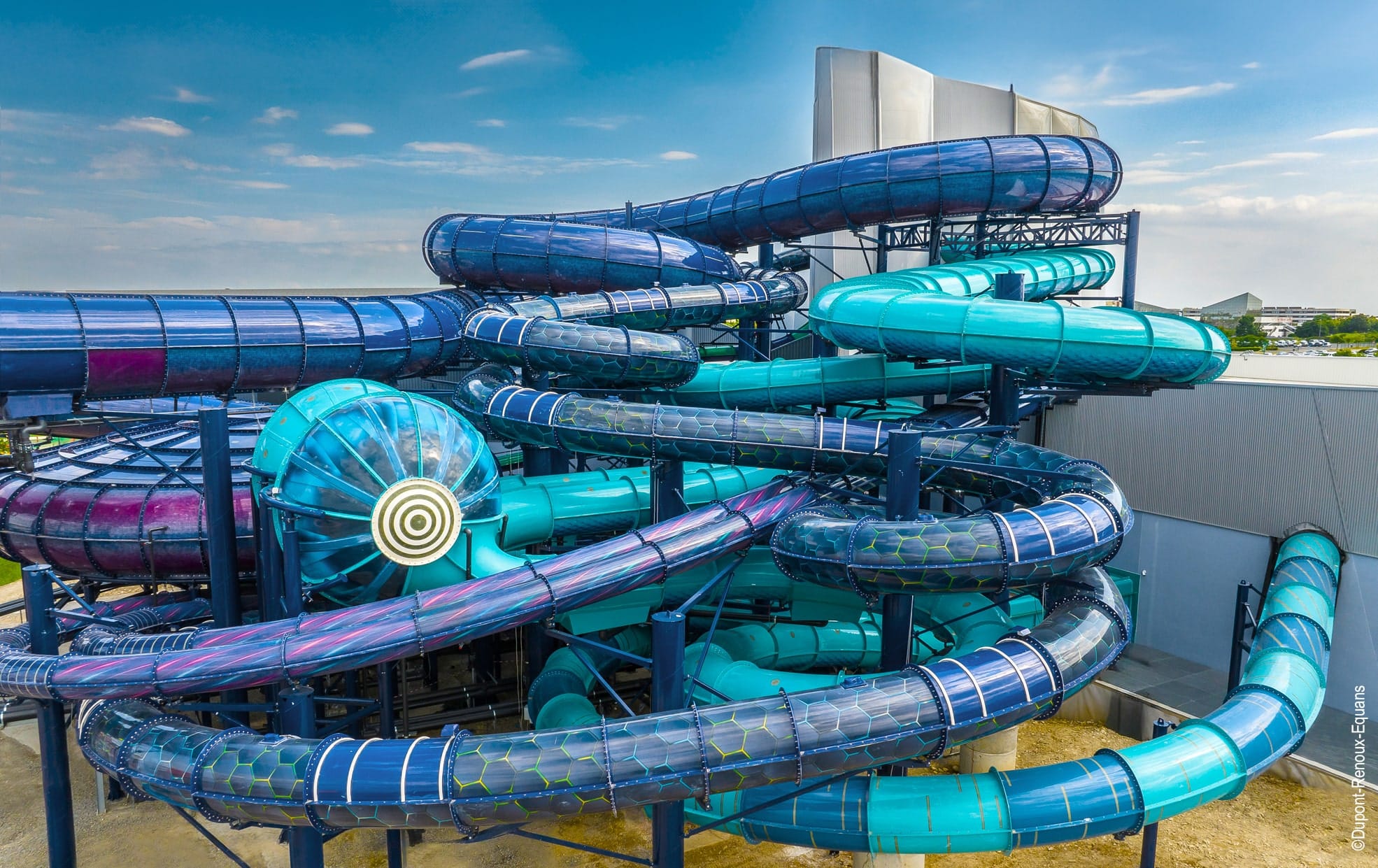 AQUASCOPE - Extérieur drone - Toboggans aquatiques