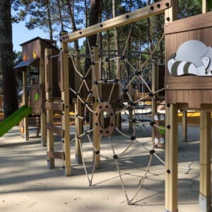 Toile araignée escalade camping le vivier