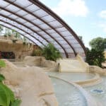 Toboggan aquatique intégration