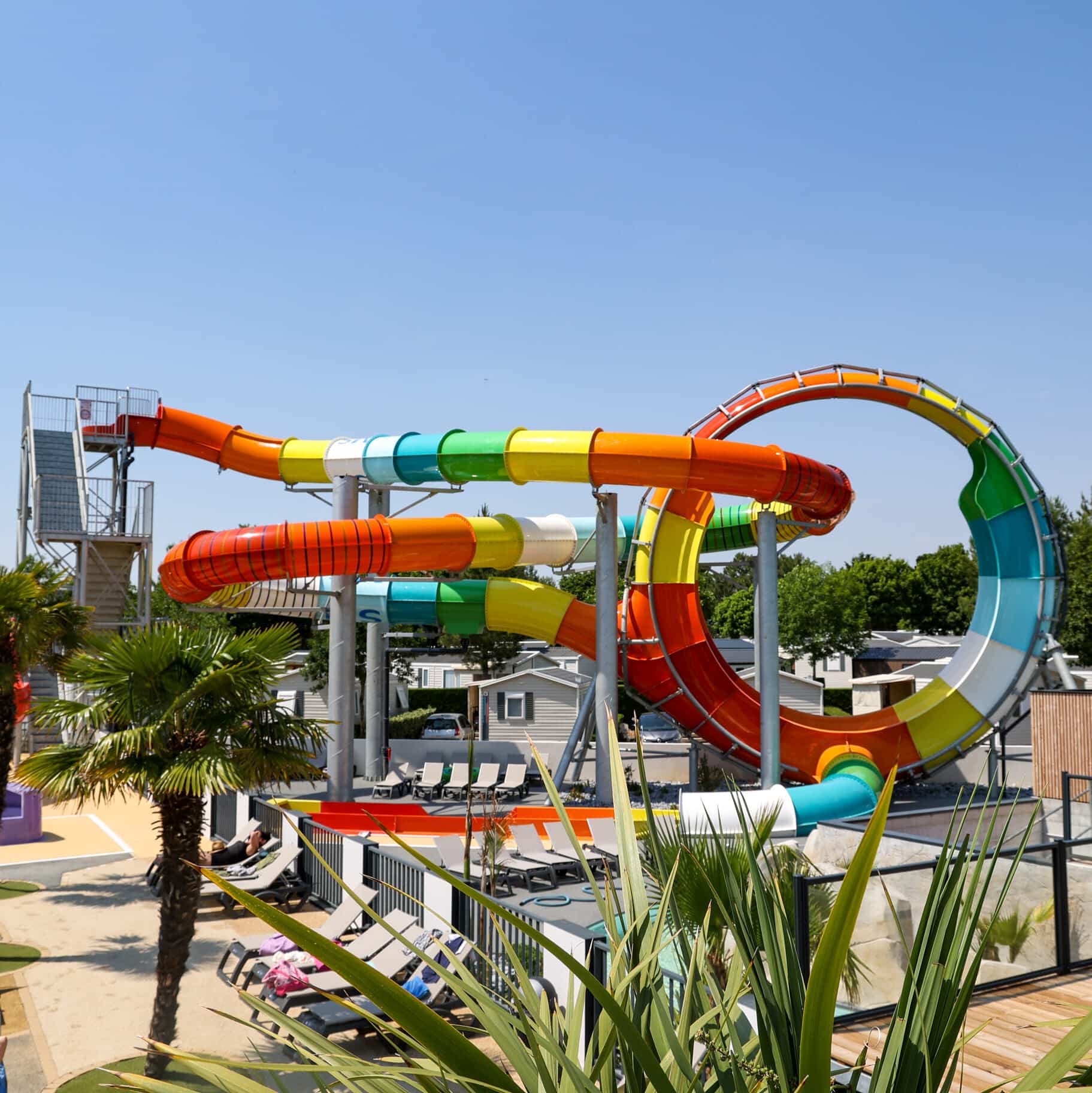 Toboggan aquatique Rift Les Brunelles