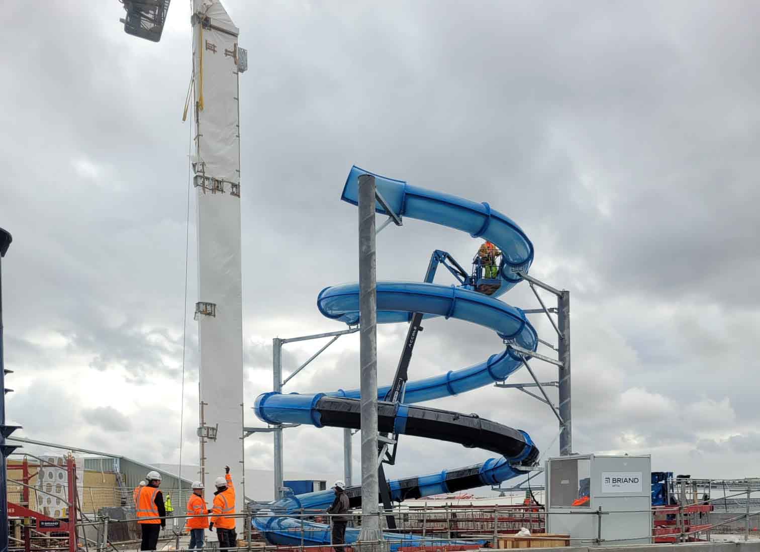 Montage_toboggans aquatiques_Aquascope