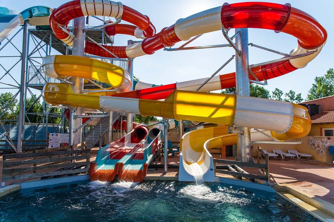 Camping les Tamaris toboggans