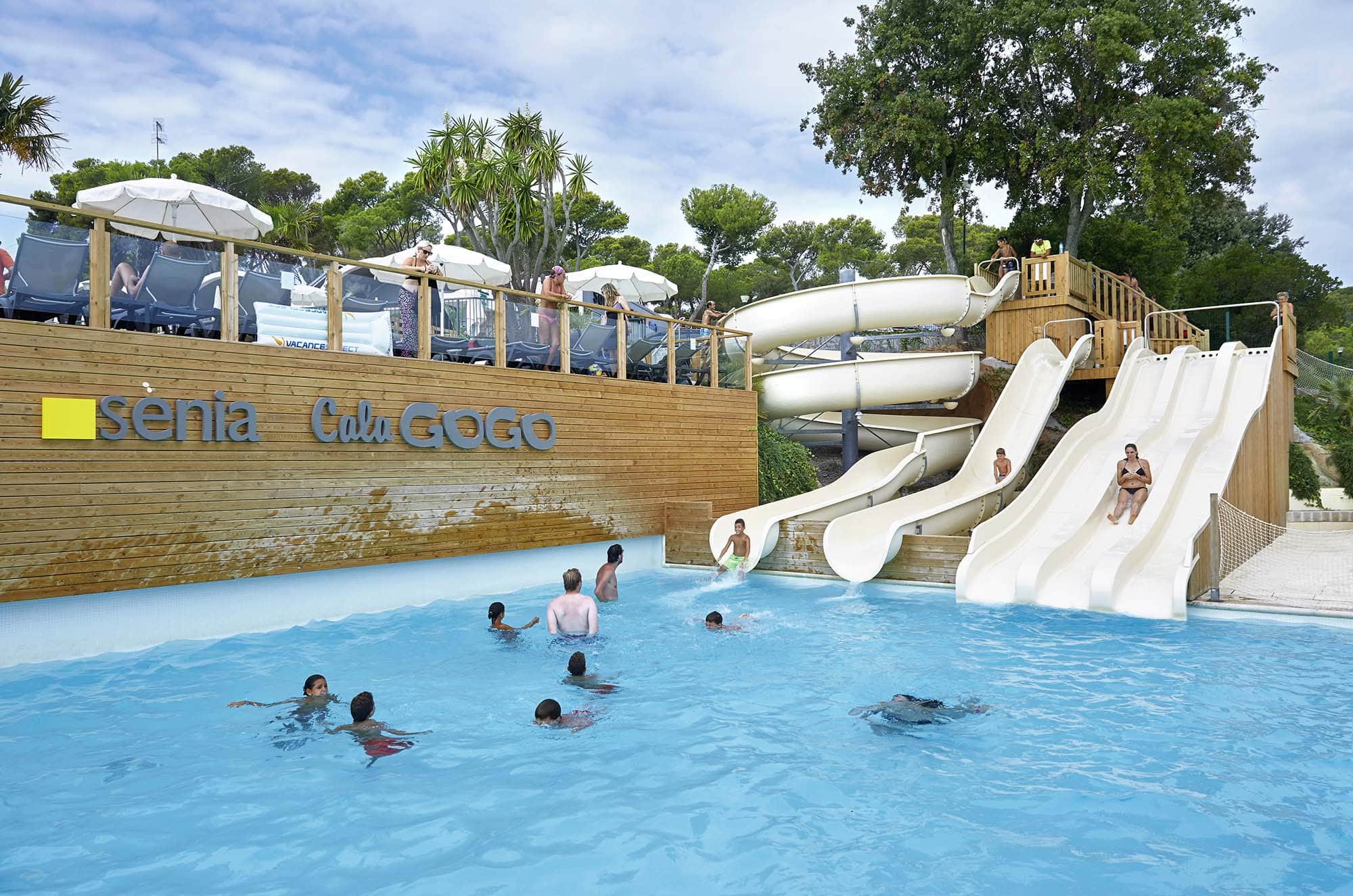 Nuestro logro Trío de toboganes acuáticos, en el camping Cala Gogo