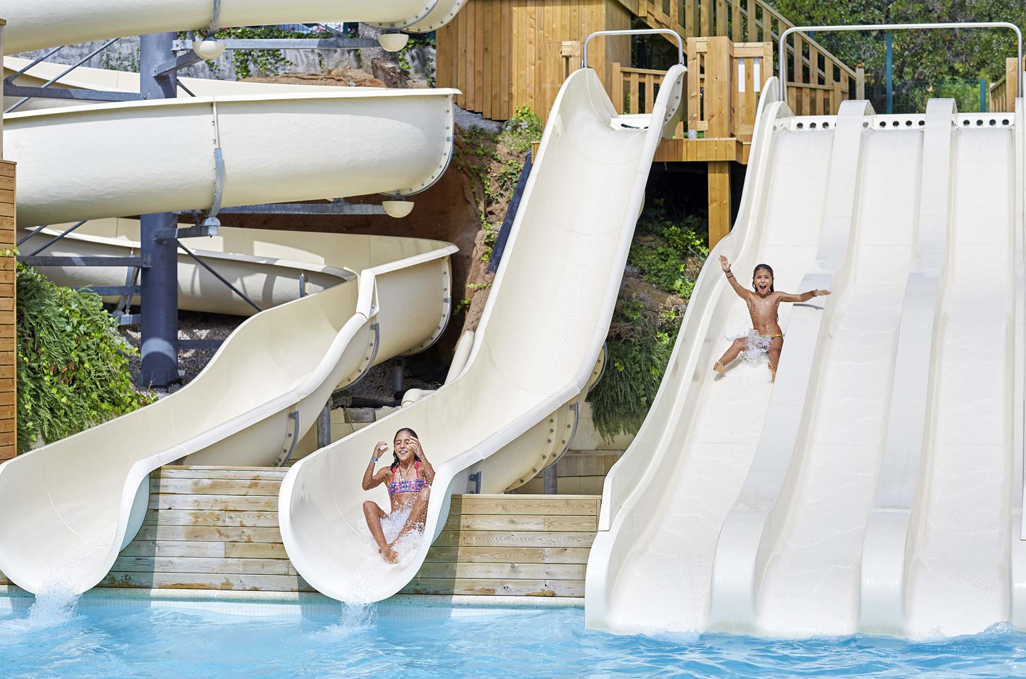 Nuestro logro Trío de toboganes acuáticos, en el camping Cala Gogo