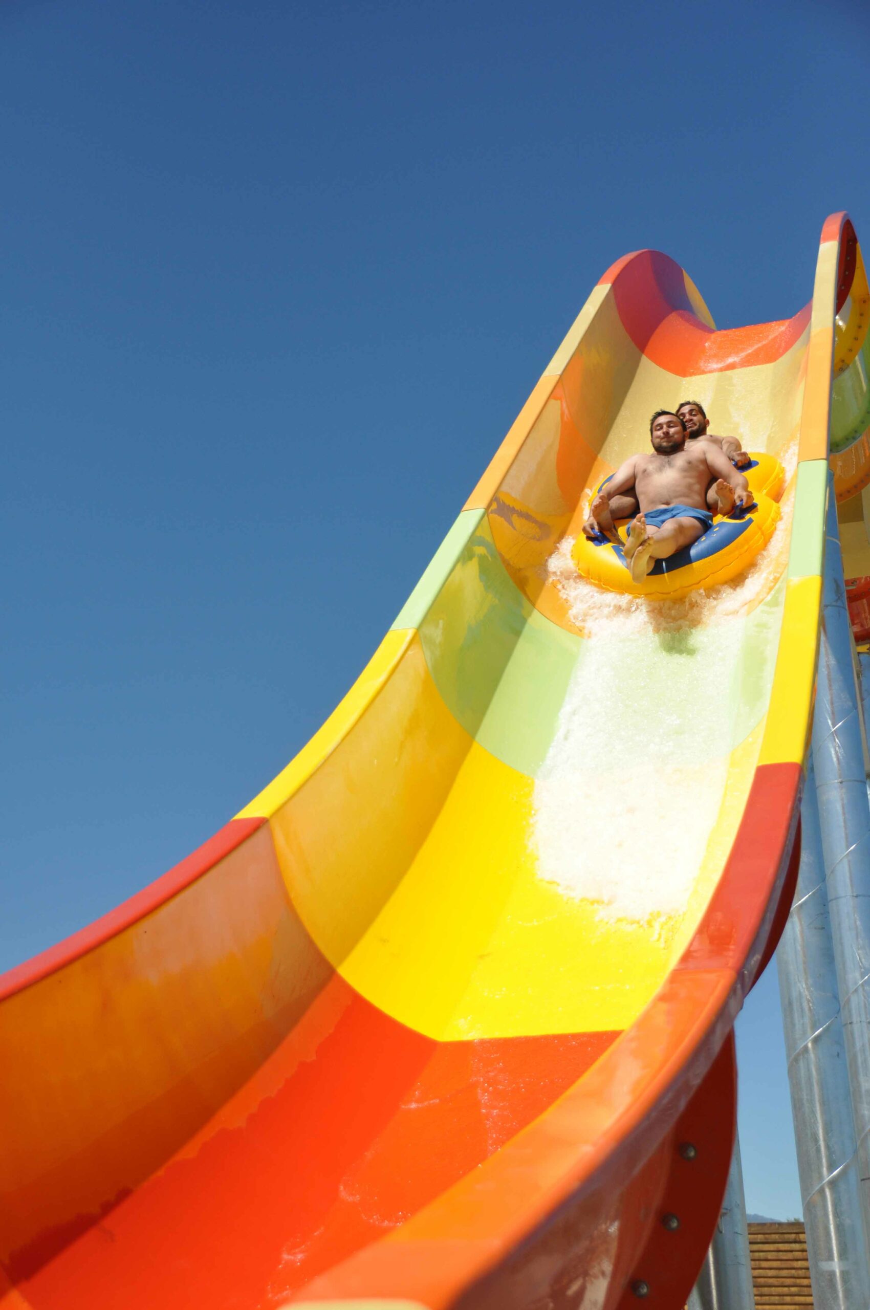 Notre réalisation de toboggans géants en Corse Le Western Splash